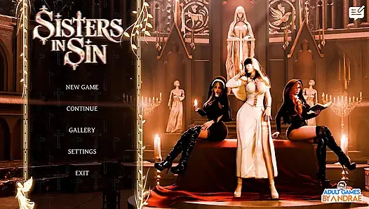 Sisters in Sin Gameplay Part 12 – Lust Performs the Sexual Ritual with Esther in the Library