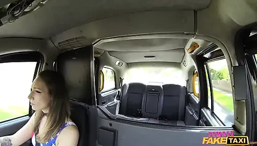 Female Fake Taxi - Lesbian Stripper Pussy Eating Session in Cab