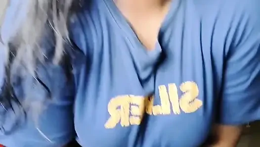 Chitti Ilaria Puts Ramesh in a Saree and Make Him Lick Her Sweaty Dirty Armpit