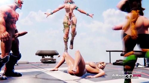 S.Storm special Power - 3D Futa Superheroine Animation by MONICA ROSSI by Affect3D