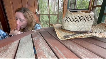 Blowjob In The Country With Misty Rein