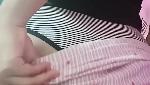 18 Year Old Young Indian Desi Girl Fingering Pusssy with Big Boobs