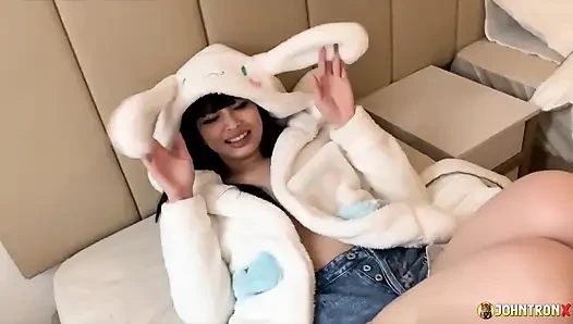 Johntronx - Asian Bunny Girl Gets Fucked in All Kinds of Ways