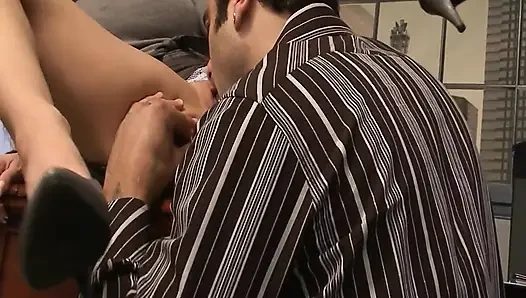 Hot Office_scene_2_hot Brunette with a Big Ass Having Sex with Her Boss in the Office