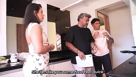 My father leaves me at home with the housekeeper, who's a hot MILF - Thiago Lopez & Kylei Eilish