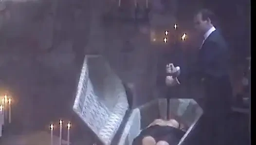 Older man's big dick fills up the tight young cunt on this blonde slut - Vampire cosplay