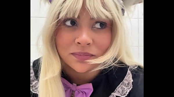 Public Toilet Farts at Cosplay Con - Gassy BBW in Cosplay