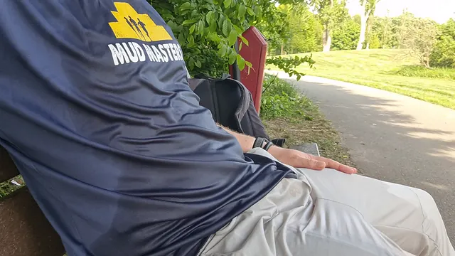 Pissing in my pants in a park part 2