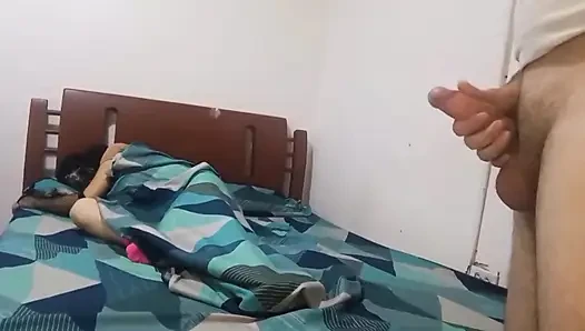 Emaciated Slut Fucked by a Client Who Loves Her