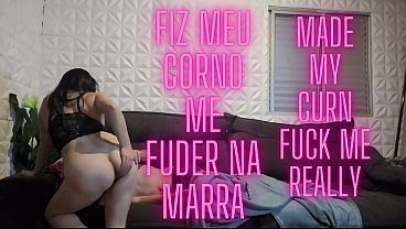 I had to rub my pussy in the cuckold's face for him to want to fuck me