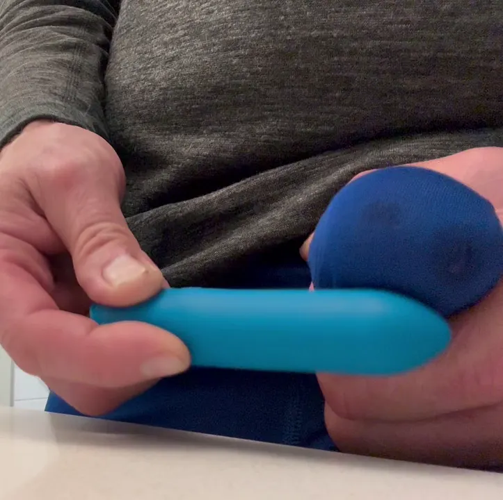 Cumming with a vibrator