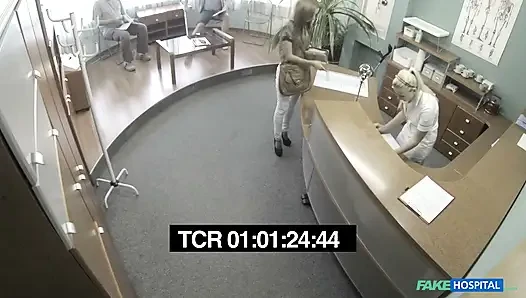 Fake Hospital - Hot Young Ass Talked Into Full Examination Takes a Creampie
